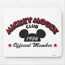 Mickey Mouse Club Member Logo (1956) mousepads by disney Mickey Mouse Club Member Logo (1956) mousepads