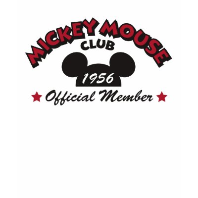 Mickey Mouse Club Member Logo (1956) t-shirts