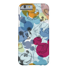 Mickey Mouse Color Pattern Barely There iPhone 6 Case
