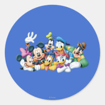 Mickey Mouse & Friends 5 Round Sticker
