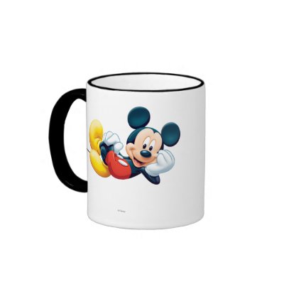 Mickey Mouse Laying Down mugs