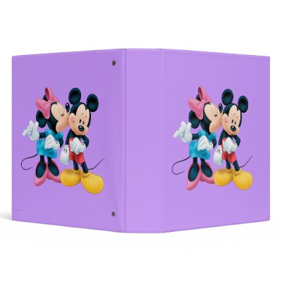 Mickey Mouse & Minnie binders