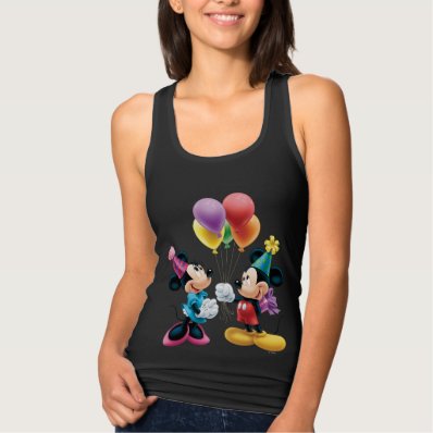 Mickey Mouse & Minnie Birthday T Shirt