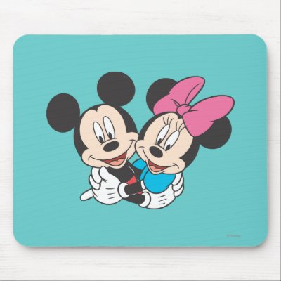 Mickey Mouse & Minnie  Hugging mousepads