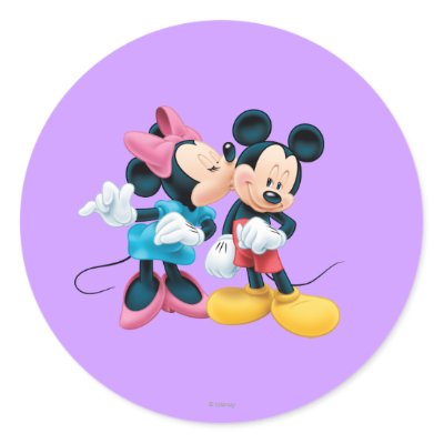 Mickey Mouse & Minnie stickers