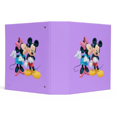 Mickey Mouse & Minnie binders