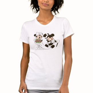 Mickey Mouse & Minnie Wedding Shirt