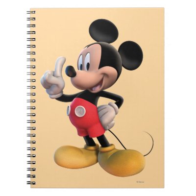 Mickey Mouse Number 1 notebooks