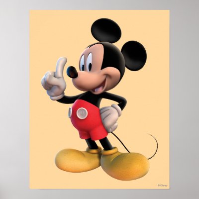 Mickey Mouse Number 1 posters