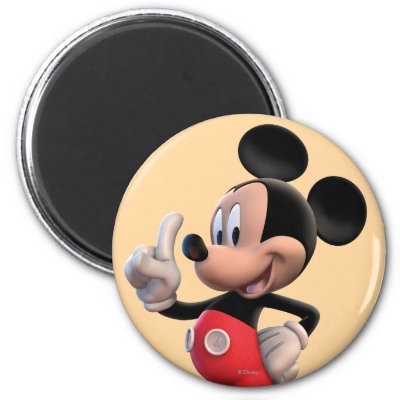 Mickey Mouse Number 1 Refrigerator Magnet