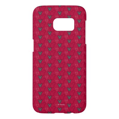 Mickey Mouse Red Pattern Samsung Galaxy S7 Case