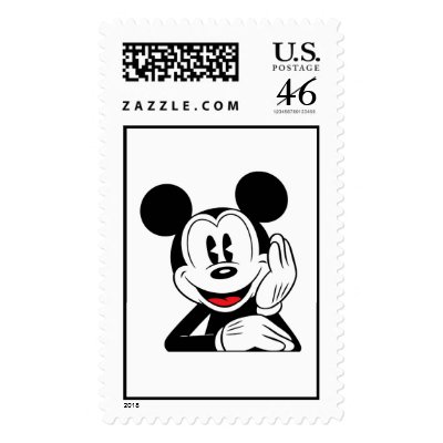 Mickey Mouse Smiling postage