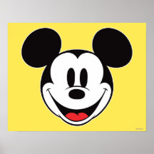 Mickey Mouse Smiling Poster
