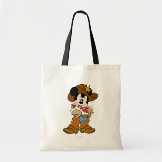 Mickey Mouse the Cowboy Canvas Bag