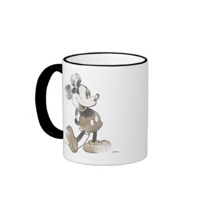 Mickey Mouse Vintage Washout Design mugs