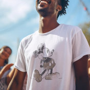 Mickey Mouse Vintage Washout Design