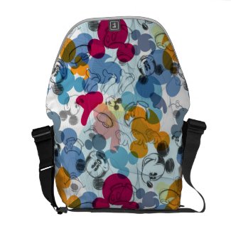 Mickey Pattern 5 Courier Bag