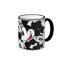 Mickey Pattern 6 Coffee Mugs