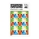 Mickey Pattern 7 Postage Stamps