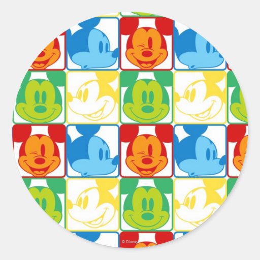 Mickey Pattern 7 Stickers