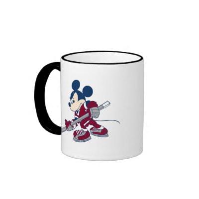 Mickey Plays Hockey mugs