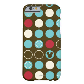 Mickey Retro Polka Dot Pattern Barely There iPhone 6 Case