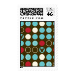 Mickey Retro Polka Dot Pattern Postage