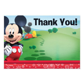 Mickey Thank You Cards Invitations