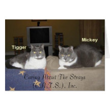 Mickey& Tigger Card