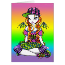 "Micky" Punky Rainbow Fairy Art Card cards