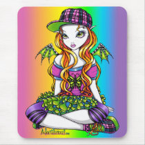 "Micky" Punky Rainbow Fairy Art Mousepad mousepads