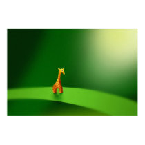 Micro Animals - Giraffe posters by vladstudio Micro Animals - Giraffe posters