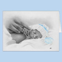 Micro baby sleeping Card cards
