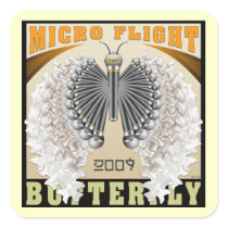 Micro Flight Butterfly stickers