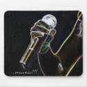 micro microphone music singer song mousepad by ilconte micro microphone music singer song mousepad