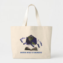 Microbe World of Knowledge, Microbe World of Kn... Canvas Bag