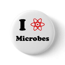 Microbes Pinback Button