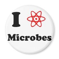 Microbes Refrigerator Magnet