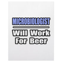 Microbiologist...Will Work For Beer letterhead by MicrobiologistShirts Microbiologist...Will Work For Beer letterhead