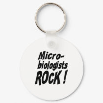 Microbiologists Rock! Keychain