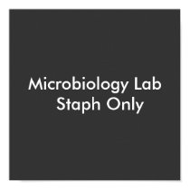 Microbiology Lab  Staph Only posters