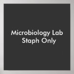 Microbiology Lab  Staph Only posters