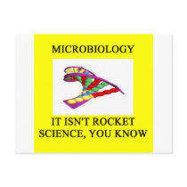 microbiology rocket science postcards