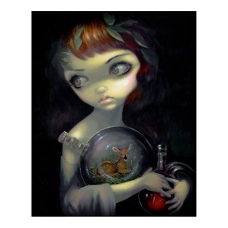 Microcosm: Fawn ART PRINT gothic alchemy lowbrow print
