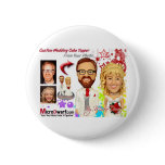 MicroDwarf.com Wedding Cake Toppers Pinback Buttons