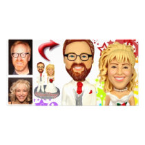 MicroDwarf.com Wedding Cake Toppers photo cards