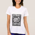 Microfiber - StrayCompass - Women's Workout Shirt by straycompass Microfiber - StrayCompass - Women's Workout Shirt