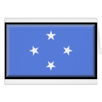 Micronesia Flag cards