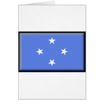 Micronesia Flag cards