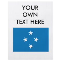 Micronesia Flag Personalized Flyer
